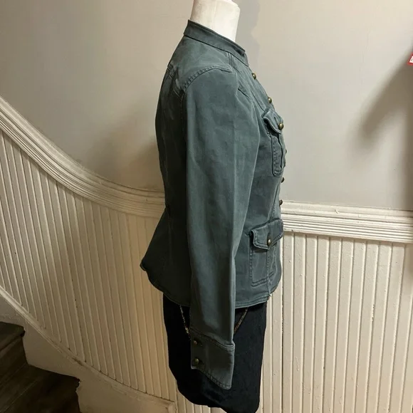 Military Jacket with Gold Buttons - Picture 6 of 9